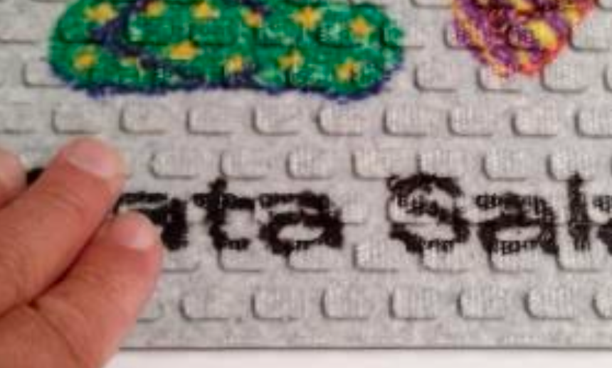 Rizo moldeado TIPO REJILLA impresión digital